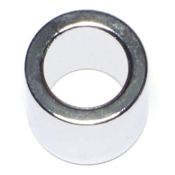 Midwest Fastener Round Spacer, Chrome Steel, 3/4 in Overall Lg, 1/2 in Inside Dia, 5 PK 74273 - main